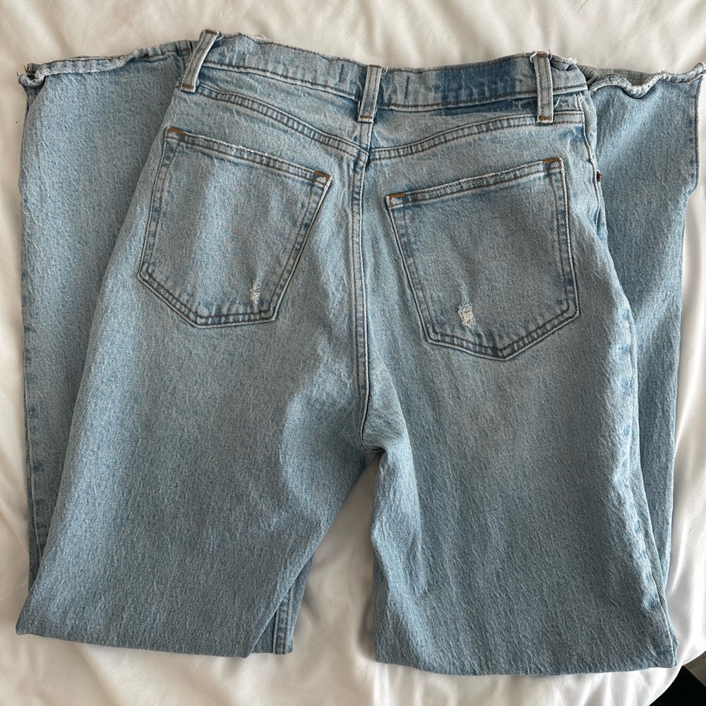 Abercrombie & Fitch 90’s straight ultra high rise curve love size 6 reg